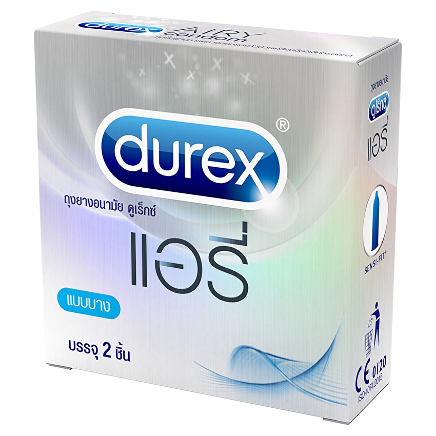 ถุงยางอนามัย Durex Airy Condom (ดูเร็กซ์ แอรี่)