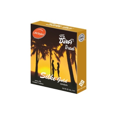 Silke Gold Condom (ถุงยางนามัย ซิลค์ โกลด์)